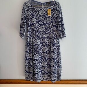NWT Suzanne Betro Women’s Blue Lace Dress